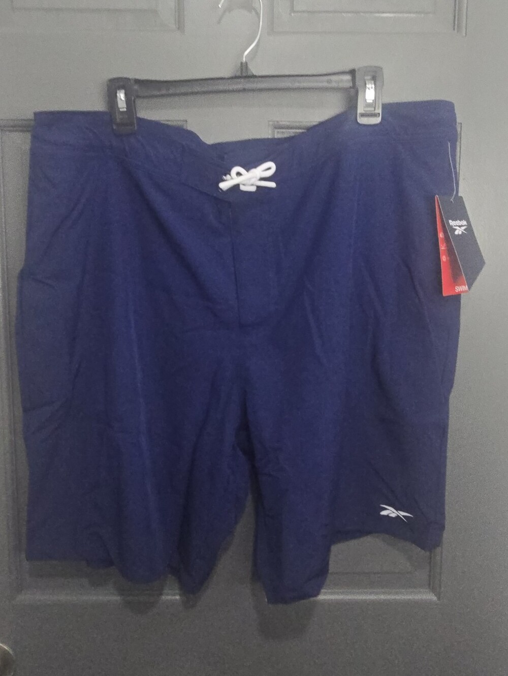 Reebok Navy and White Men's Swim Shorts, XL